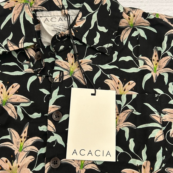 NWT Acacia Kids Boys Aloha Shirt Monet Small - Picture 7 of 9